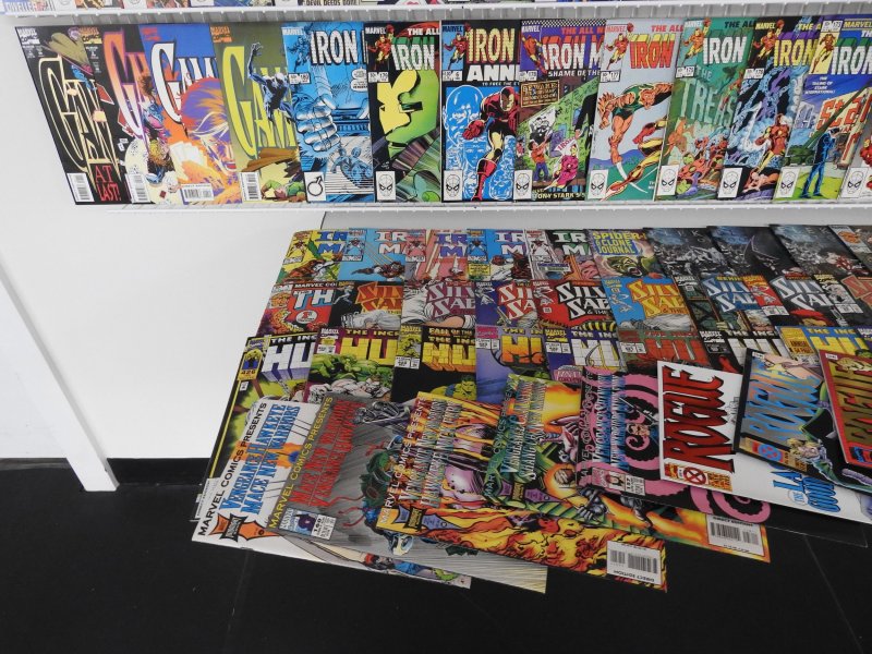 Huge Lot 210+ Comics W/ Thor, Iron Man, Spider-Man, +More! Avg FN/VF Condition!
