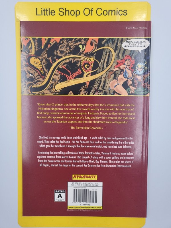 Adventures of Red Sonja Volume 2 TPB Dynamite Roy Thomas Frank Thorne