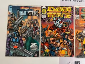 4 Image Comics Supreme # 15 + Cyber Force # 1 3 + Nightstrike # 1 65 JS30