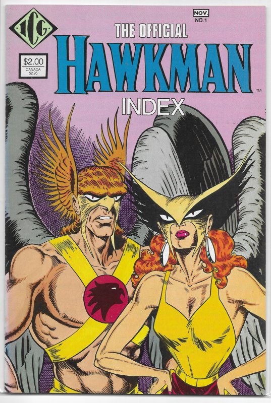 Official Hawkman Index   #1 of 2 FN Howell cover, Hawkwoman