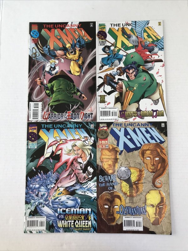 Uncanny X-Men #319 - 336  Lot Of 8