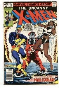 UNCANNY X-MEN #124 comic book 1979-MARVEL COMICS-PROLETARIAN ISSUE VG