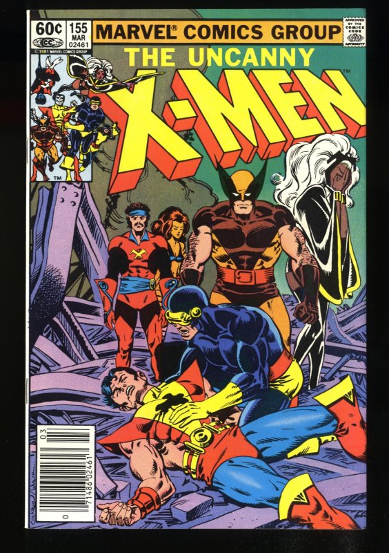 Uncanny X-Men #155 NM 9.4 Newsstand Variant 1st Brood!