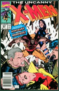 The Uncanny X-Men 261 VF+ 8.5 Newsstand Edition Marvel 1990
