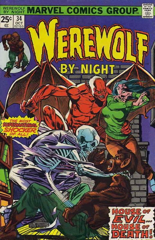 Werewolf By Night #34 VG; Marvel | low grade comic - save on shipping - details