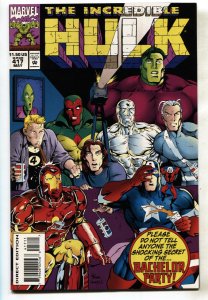 Incredible Hulk #417--spicy movie issue--controversial--comic book--NM-