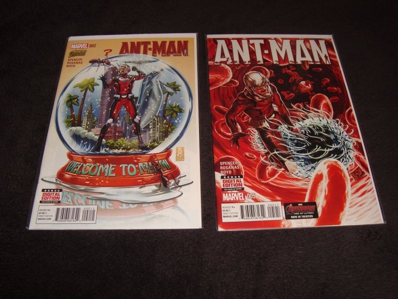 LOT OF 10 MODERN ANT MAN COMICS