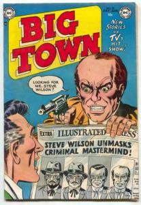 Big Town #22 1953- DC TV crime comic G/VG