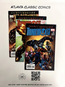 3 Thunderbolts Marvel Comic Books #122 123 125  Hulk Avengers  Spiderman  75 JS4