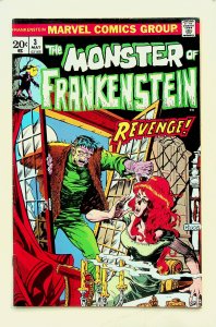 Monster of Frankenstein #3 (May 1973, Marvel) - Very Fine+