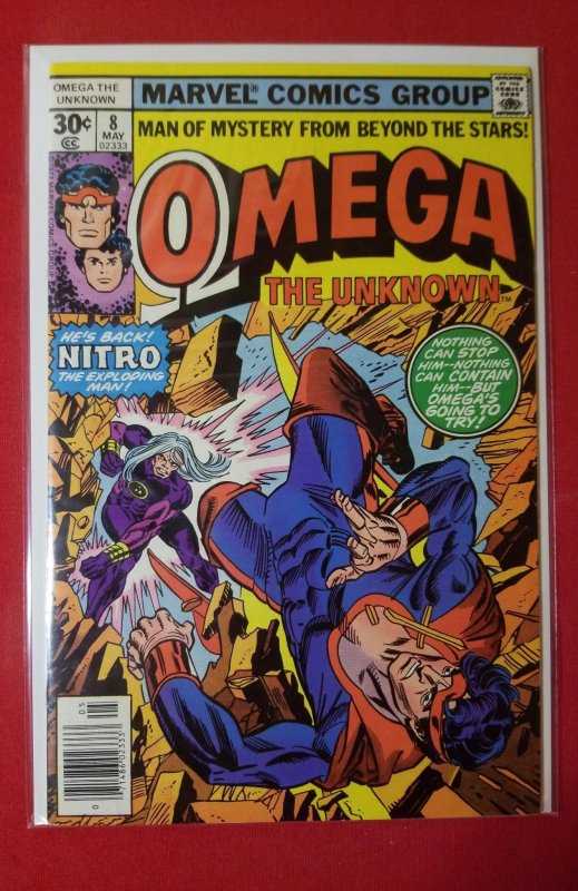 Omega the Unknown #8 (1977) vf/nm