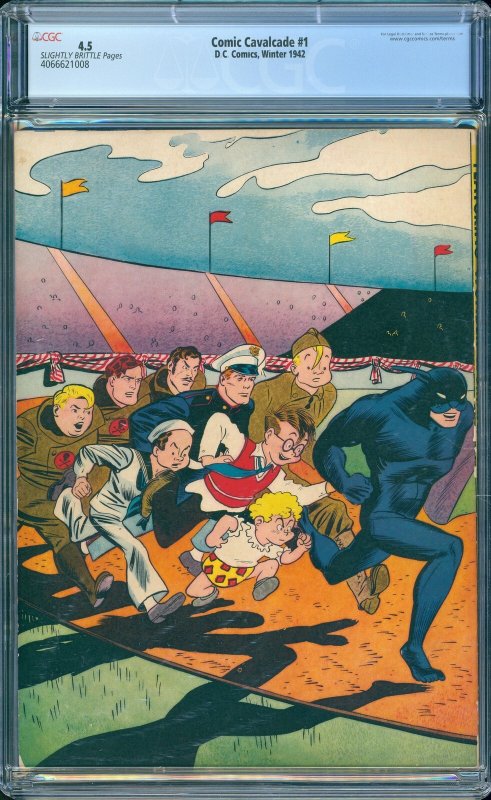 Comic Cavalcade #1 (DC, 1942) CGC 4.5