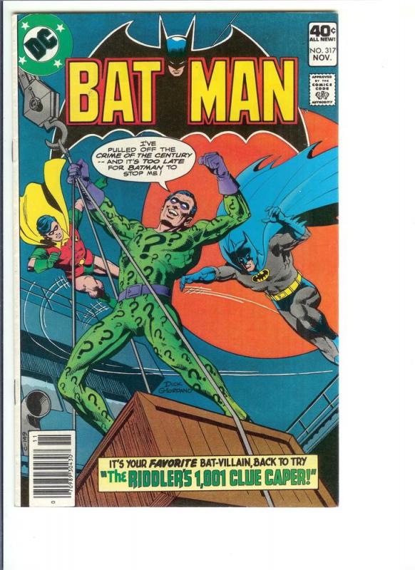 Batman #317 - Bronze Age - Nov, 1979 (VF+)