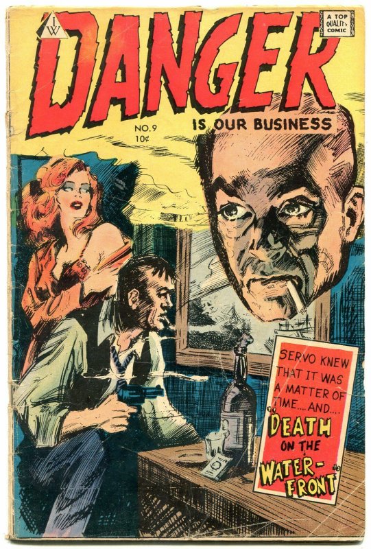 Danger is Our Business #9 1963- Frazetta- IW comic G/VG