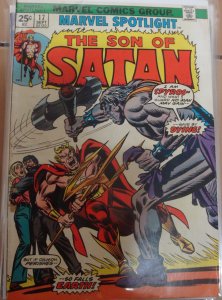 Marvel Spotlight #17 Son of Satan Steve Gerber Story Ron Wilson Cover