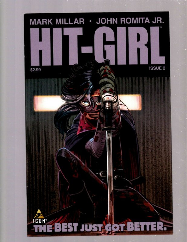 Lot Of 5 Hit-Girl Marvel Icon Comic Books # 1 2 3 4 5 Kick Big Daddy RP4