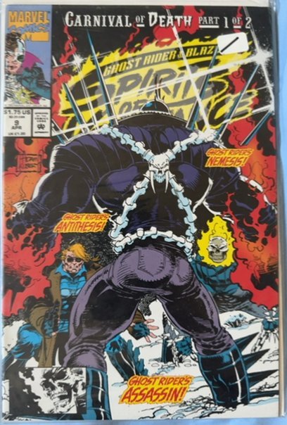 Ghost Rider/Blaze: Spirits of Vengeance #9 (1993) Johnny Blaze 