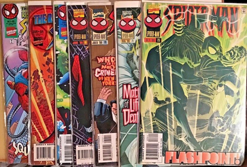 SPIDER-MAN #63,64,65,69,70,71,73 , NM 7 BOOK LOT 