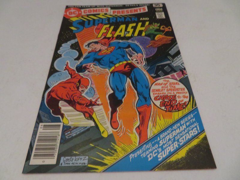 DC Comics Presents #1  Superman (1978) Flash Comic Book VF/NM 9.0