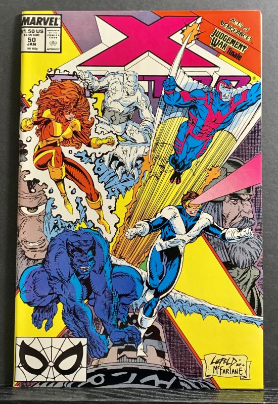 X-Factor #50 (1990) Rob Liefeld / Todd McFarlane Judgement War Cover