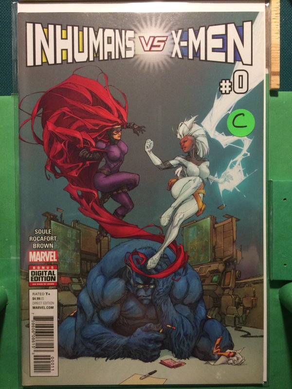 Inhumans vs X-Men #0