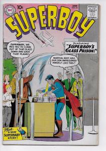 Superboy #73 - Superboy's Glass Prison (DC, 1959) - VG/FN