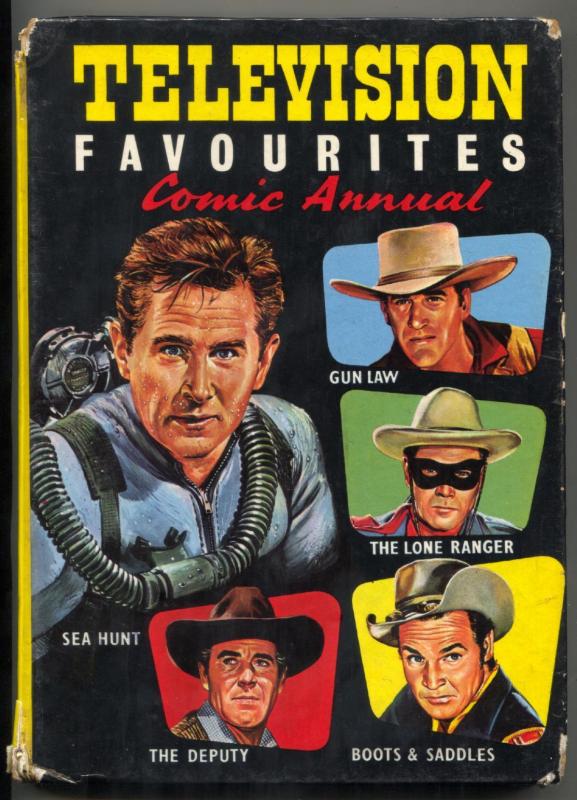 Television Favourites Comic Annual 1959- Sea Hunt- Lone Ranger