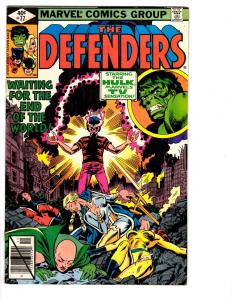 7 The Defenders Marvel Comic Books #71 72 74 75 76 77 78 Hulk Namor Hellcat BH34