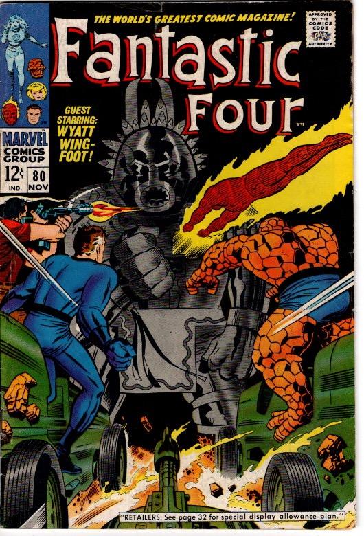 FANTASTIC FOUR #80,81 VG/++ TWO ISSUE LOT $12.00