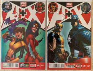 A+X 1-18+ VARIANT OF #2 | 2 TEAM-UPS IN EACH ISSUE | 2012-14 | COMPLETE SERIES