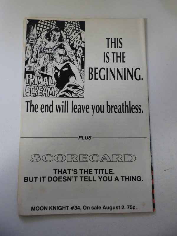 Moon Knight #33 (1983) FN+ Condition