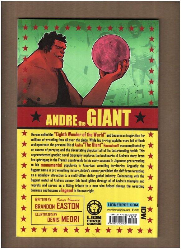 Andre the Giant: Closer to Heaven Graphic Novel IDW Comics 2015 NM- 9.2