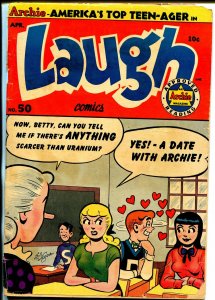 Laugh #42 1950-Archie-Betty-veronica-Bill Vigoda-Bill Woggon-Katy Keene-G