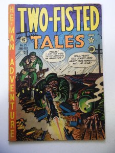 Two-Fisted Tales #25 (1952) Apparent VG- Cond glue on inner spine and last page