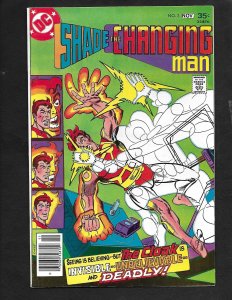 SHADE THE CHANGING MAN #1- NM 9.4- DC COMICS- 1977 BRONZE