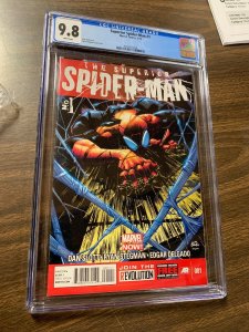 Superior Spider-man 1 Cgc 9.8 White Pages Marvel 2013