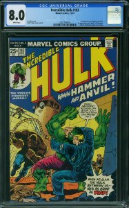 Hulk #182 (Marvel, 1974) CGC 8.0