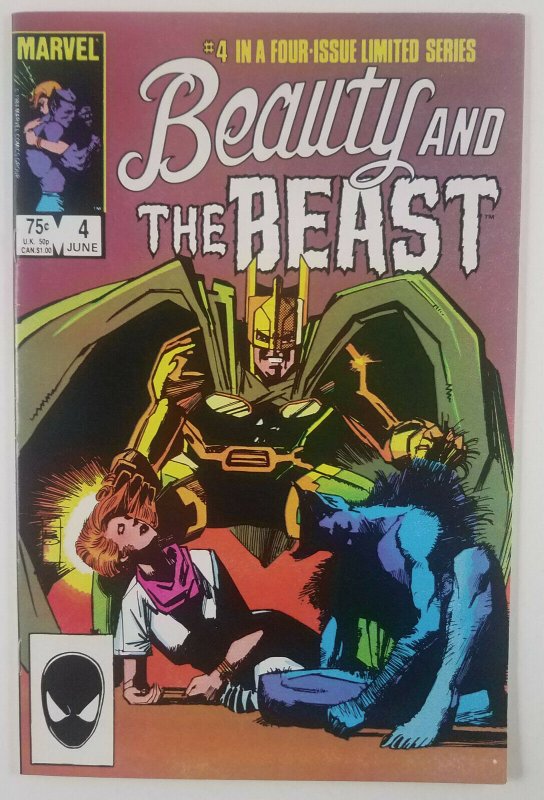 ?Beauty and the Beast #1 2 3 4 1984 Marvel full Set Dazzler, Dr Doom, X-Men