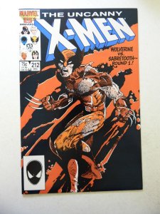 The Uncanny X-Men #212 (1986) FN+ Condition Indentations fc