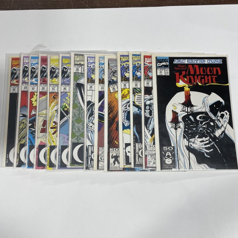 Marc Spector Moon Knight 1-60 Missing 4 Issue Near Complete VF-NM Marvel 1989
