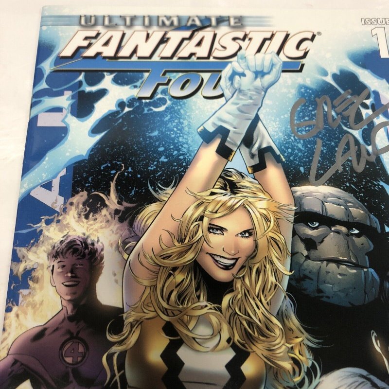 Ultimate Fantastic Four (2005) # 1 (VF) Signed Greg Land • Marvel Comics