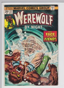 Werewolf by Night #22 (Oct 1974) 3.0 GD/VG Marvel Horror