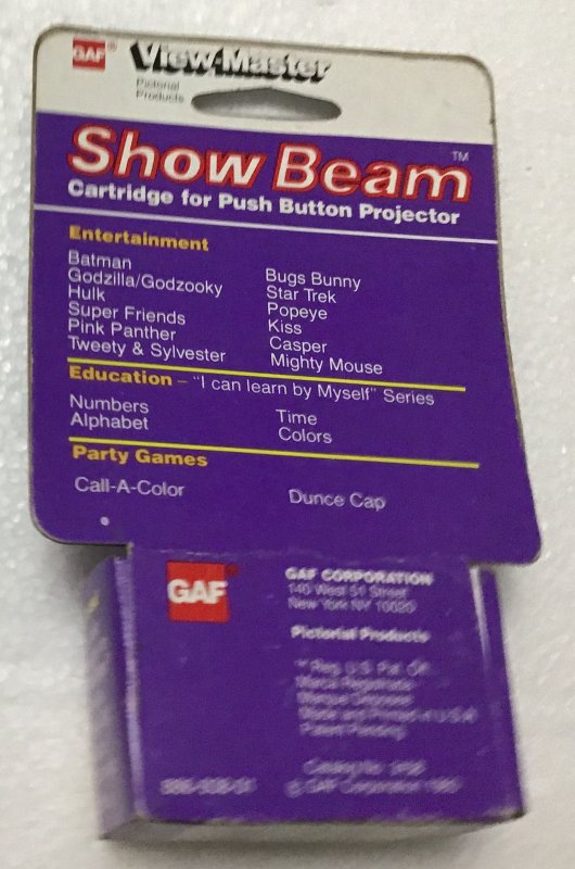 View-Master Show Beam Cartridge, Star Trek, in original box