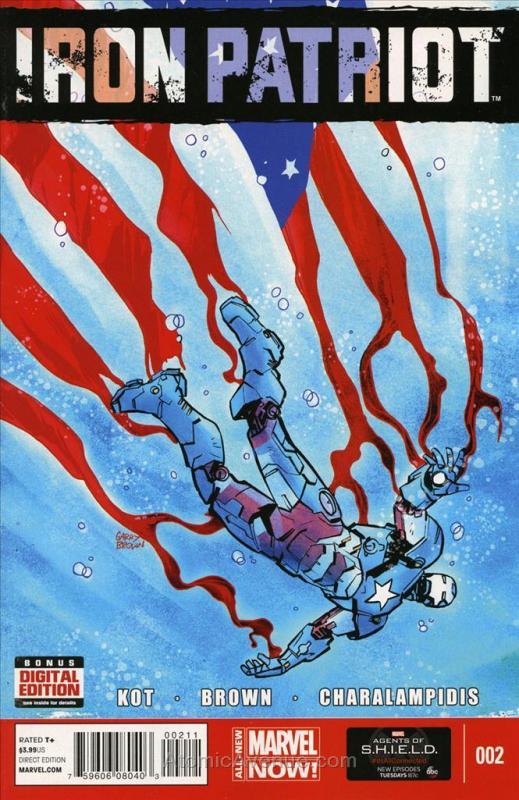 Iron Patriot #2 VF/NM Marvel - save on shipping - details inside