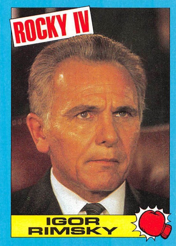 1985 Topps Rocky IV #7 Igor Rimsky