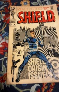 Nick Fury, Agent of SHIELD #4 (1968)Steranko shield origin