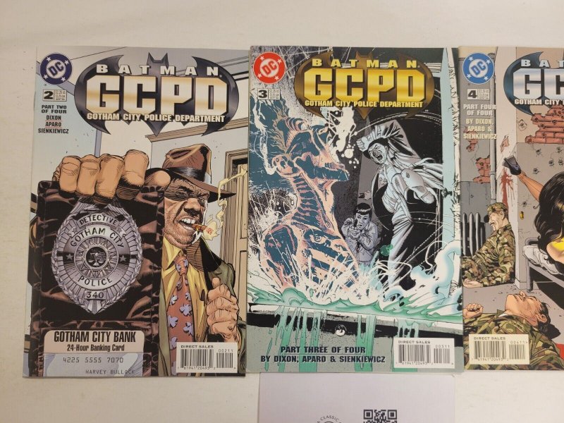 3 Batman GCPD DC Comic Books #1 2 4 24 TJ11