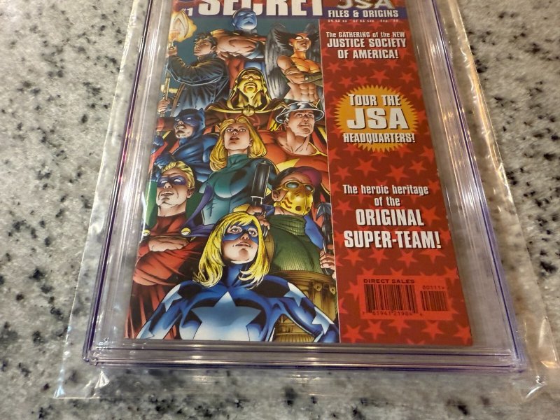 JSA Secret Files # 1 CGC Graded 8.0 DC Comic Book 1st New Hawkgirl JH20