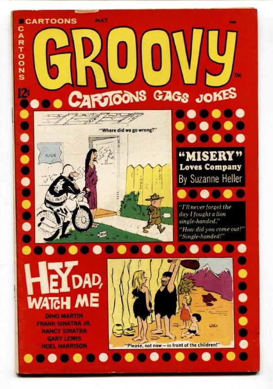 GROOVY #2 comic book 1968-MARVEL-JOKE-CARTOON-MORT DRUCKER-TED TROGDON-vg