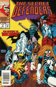 The Secret Defenders #3 Newsstand Cover (1993-1995) Marvel Comics
